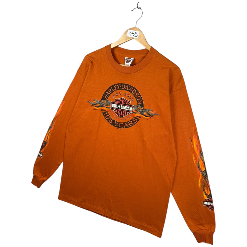 Vintage Harley Davidson 105th Anniversary Long Sleeve