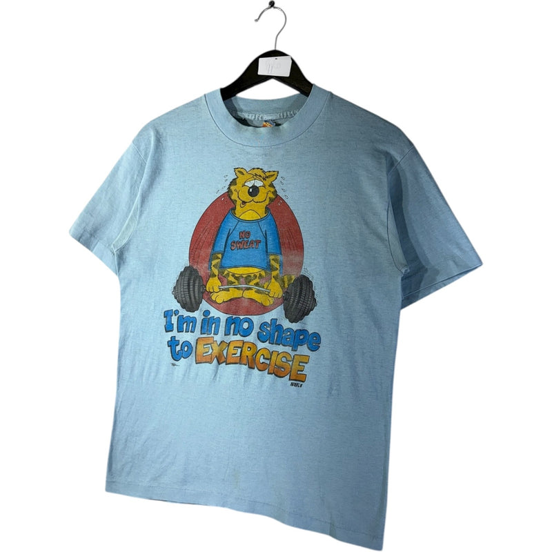 Vintage No Sweat Cat Funny T-Shirt