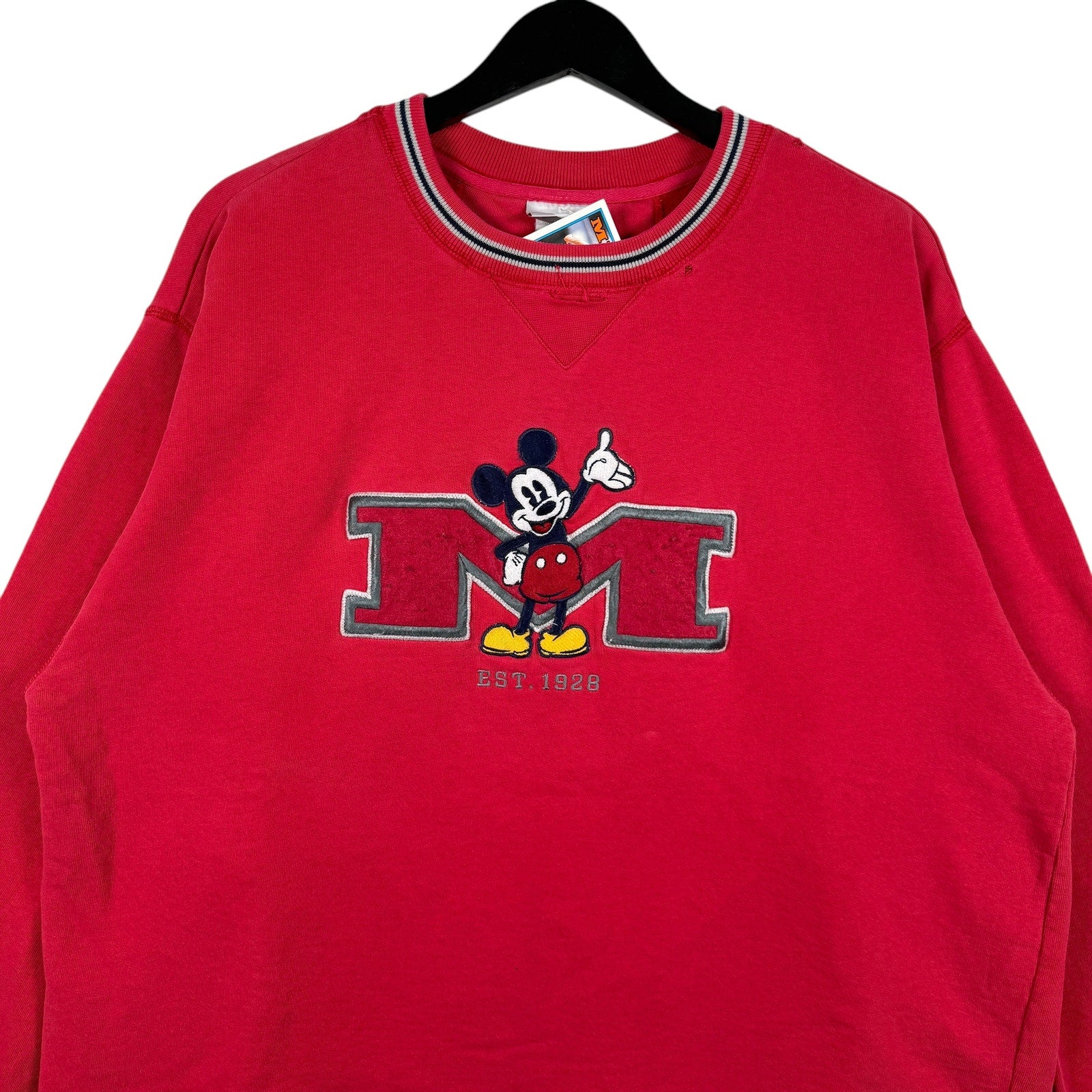 Vintage Disney Mickey Mouse Big Letter M Crewneck