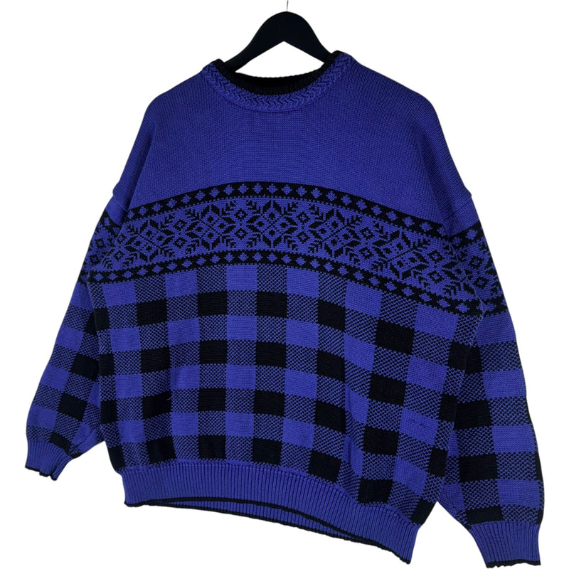 Vintage Gap Plaid Pullover Sweater