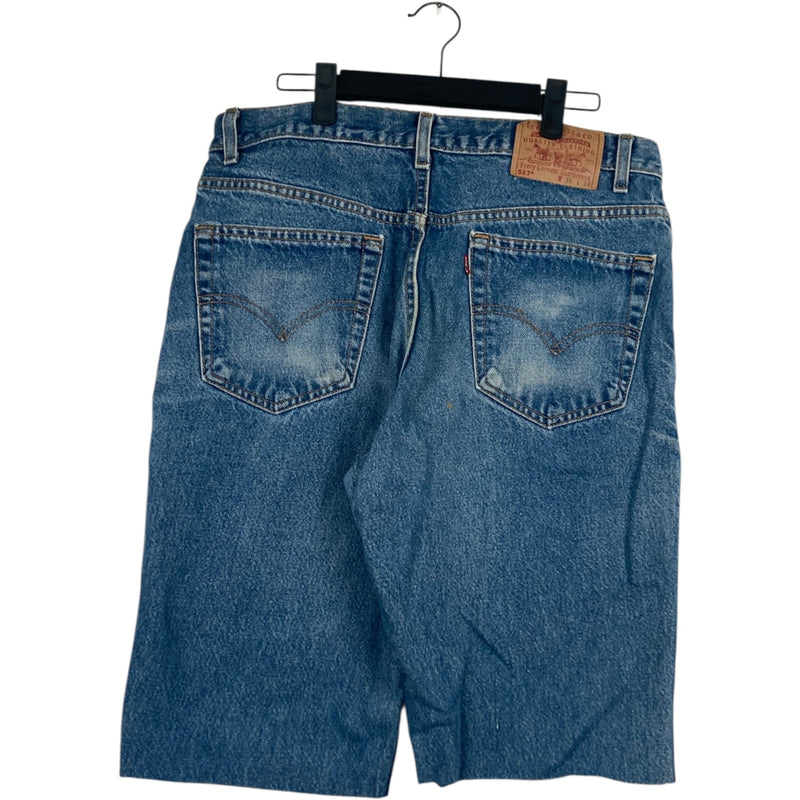 Vintage Levi's 517 Denim Cut Off Shorts 33