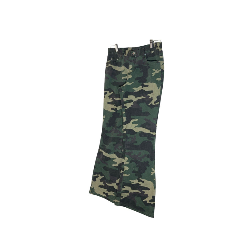 Vintage Camo Flared Pants 28x30