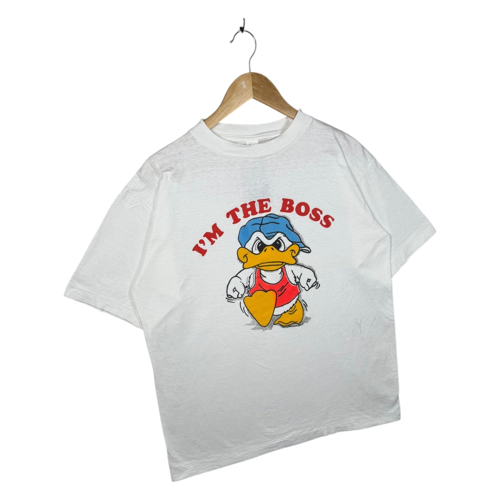 Vintage I’m The Boss Cartoon Duck T-Shirt