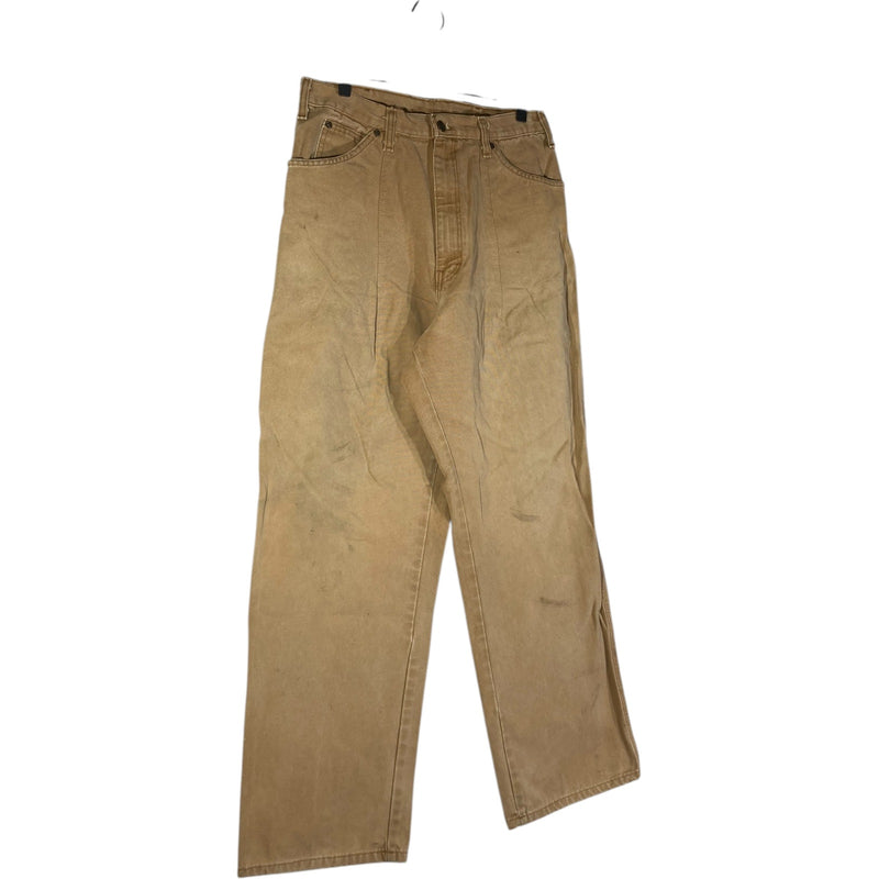 Vintage Dickies Khaki Workwear Carpenter Pants 32x30