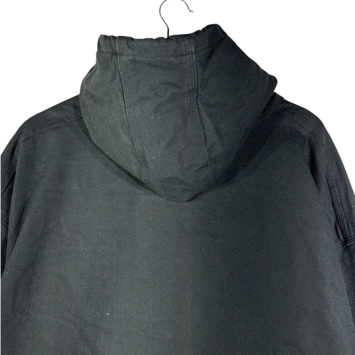 Vintage Carhartt Canvas Hooded Full Zip Workwear Jacket