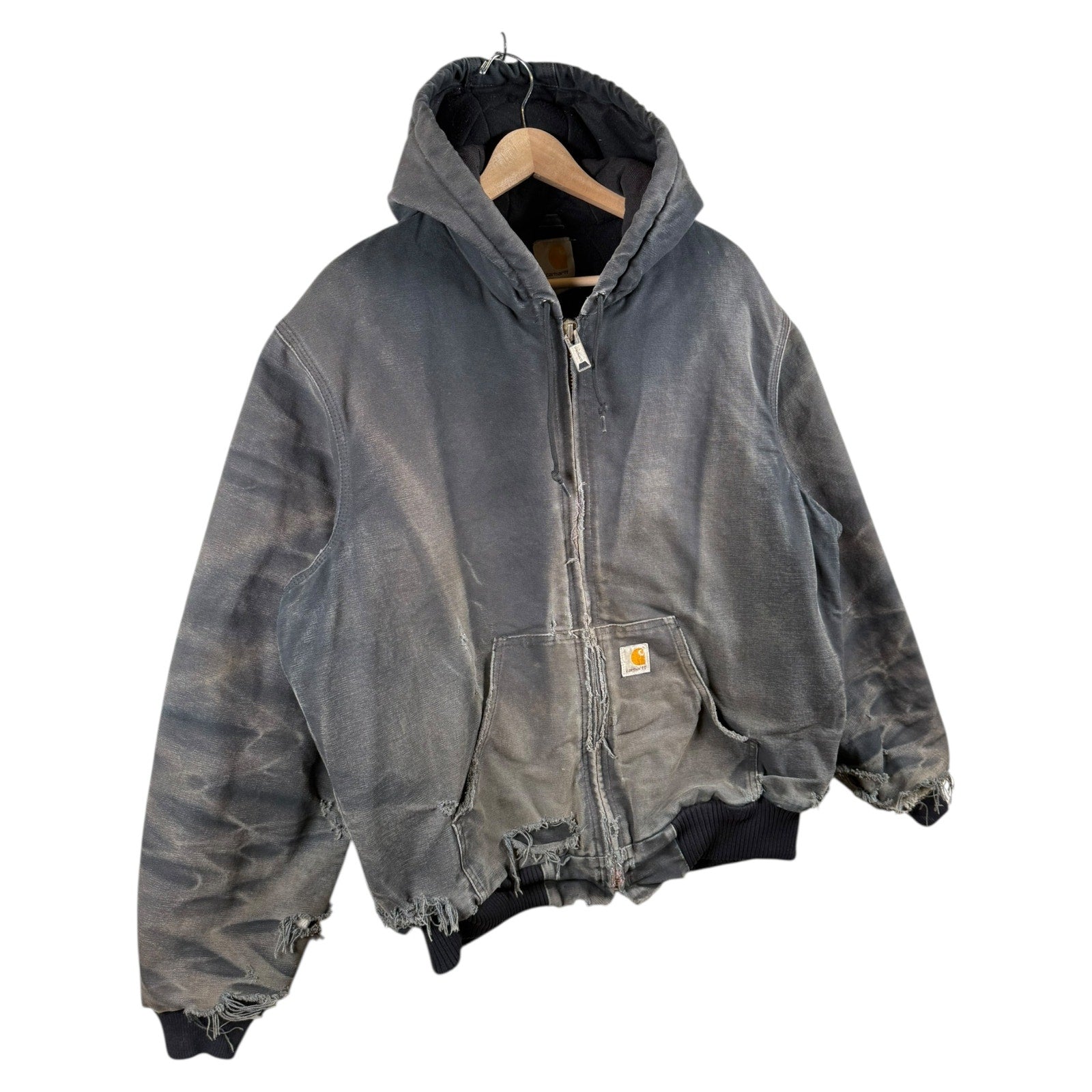 Vintage Carhartt Flannel-Lined Full Zip Hoodie