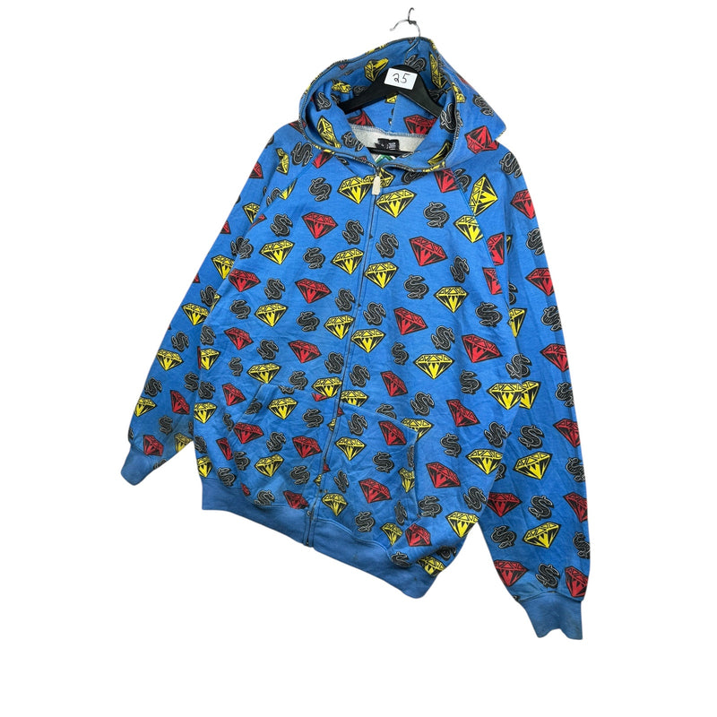 Vintage Billionaire Boys Clubs AOP Full Zip Hoodie