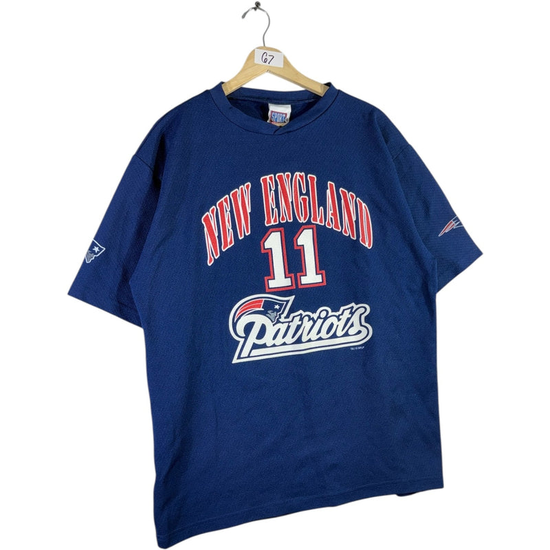 Vintage New England Patriots Bledsoe #11 NFL T-Shirt