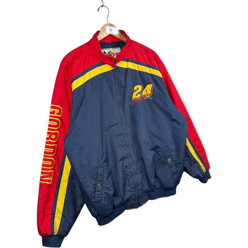 Vintage Jeff Gordon #24 NASCAR Colorblock Racing Jacket