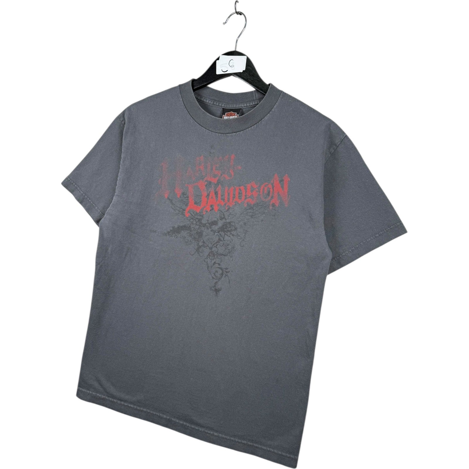 Vintage Harley Davidson Flames Graphic T-Shirt