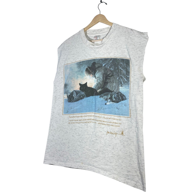 Vintage Tuff Tee Wolves Muscle Sleeves Tank Top