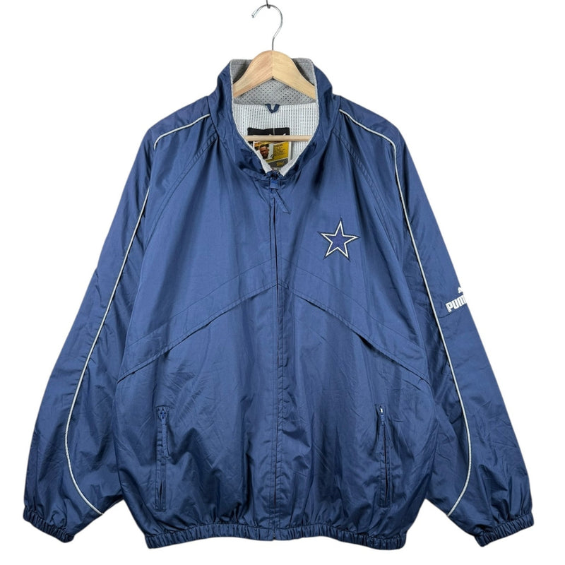 Vintage NFL Puma Dallas Cowboys Full Zip Windbreaker