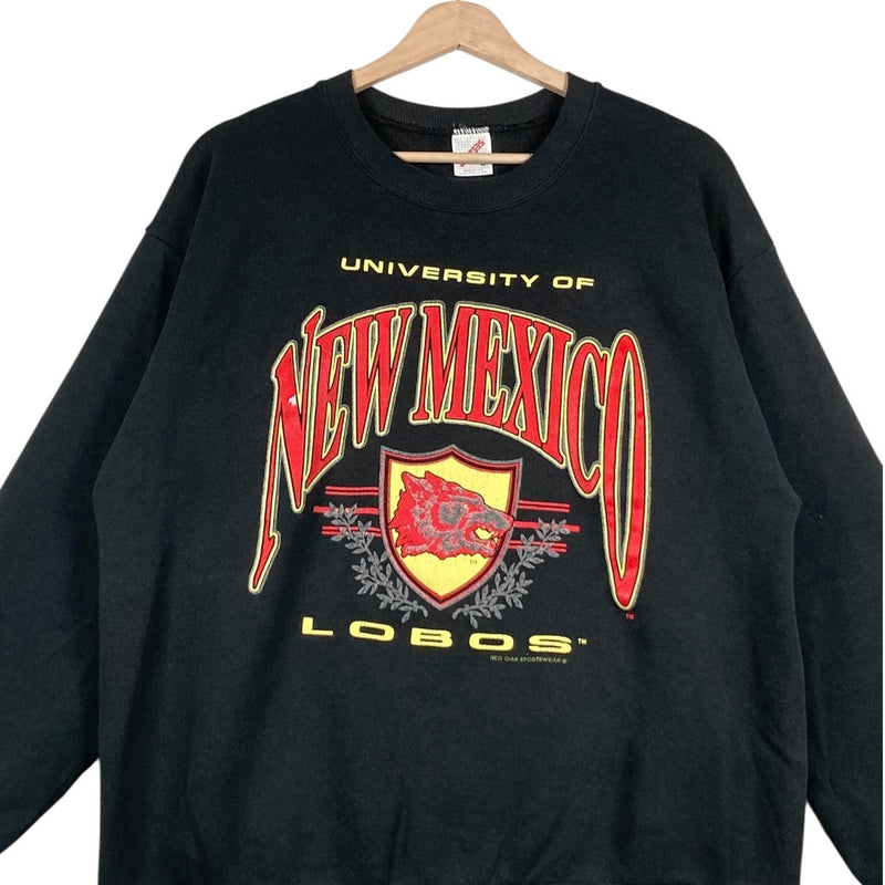 Vintage University Of New mexico Crest Logo Crewneck 90s