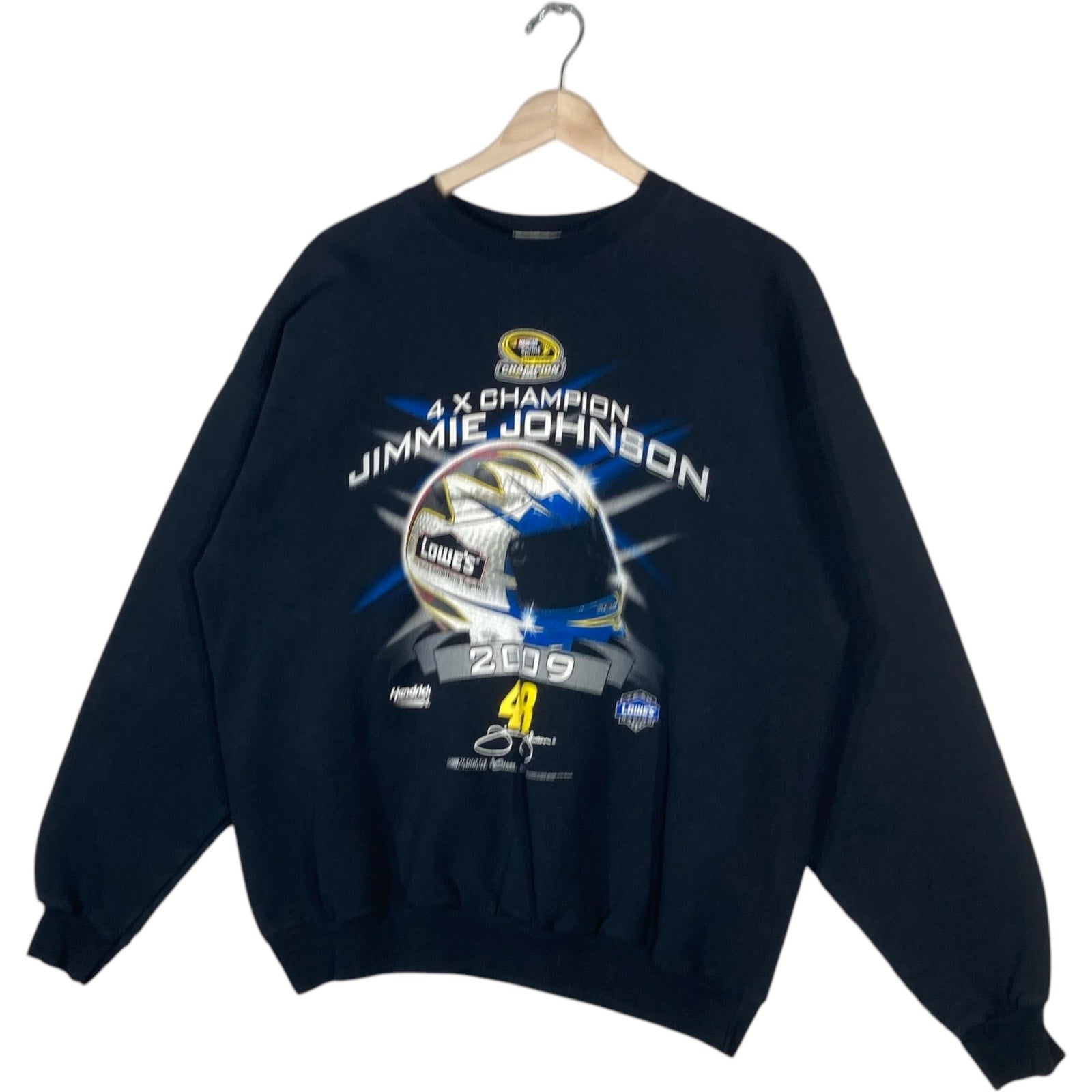 Vintage Nascar Jimmie Johnson 4x Champion Crewneck