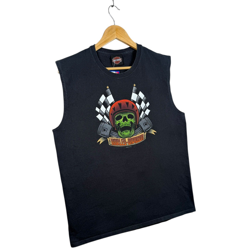 Vintage Harley Davidson Bayside Portsmouth Muscle Tee