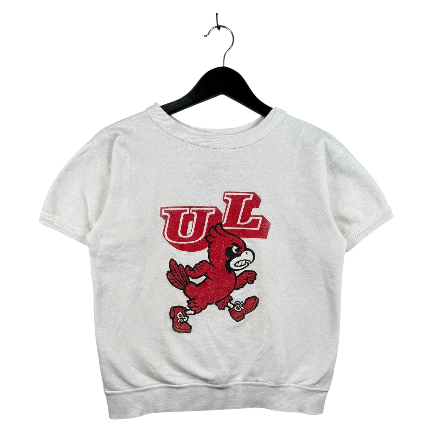 Vintage University of Louisville Cardinals Short Sleeve Crewneck