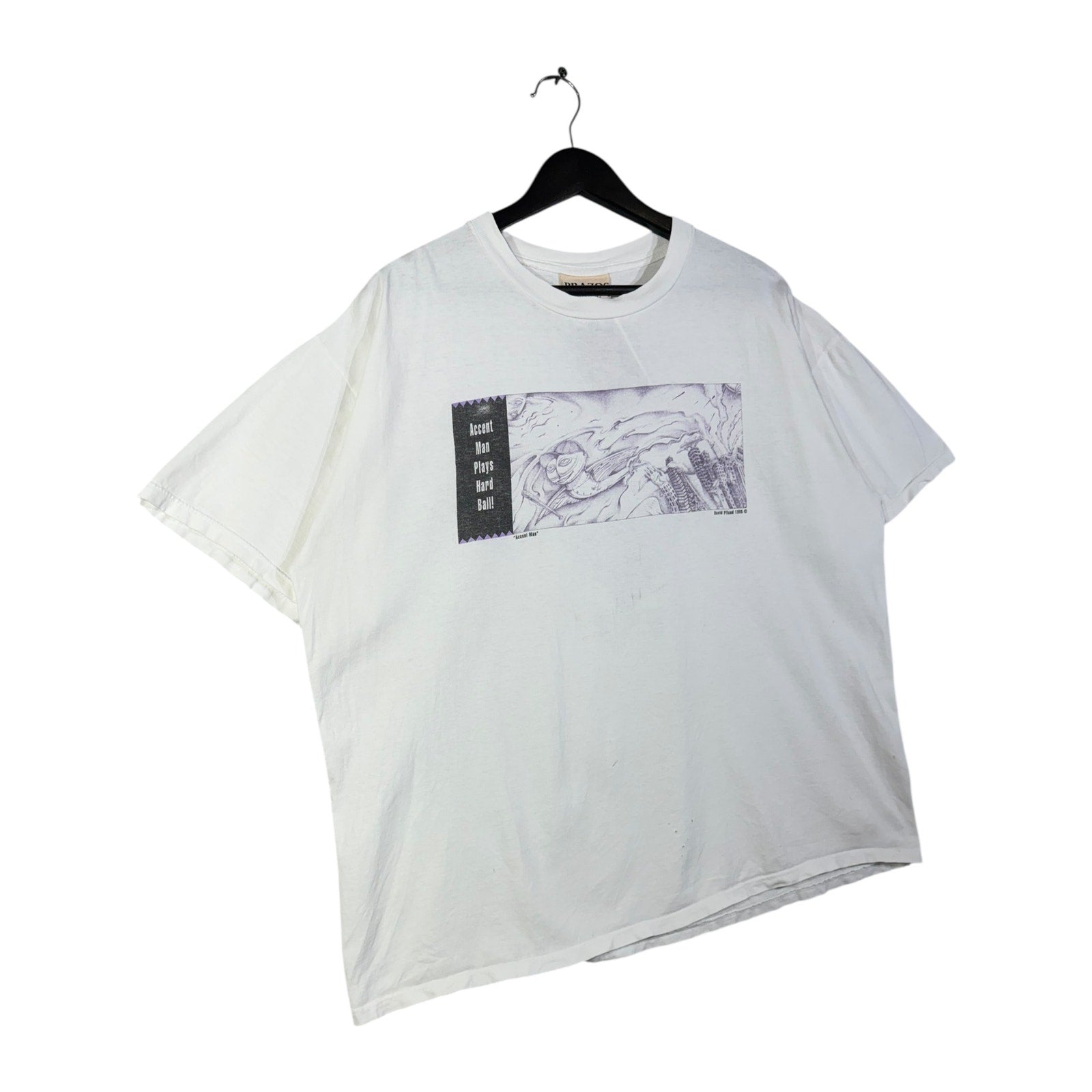 Vintage Brazos Accent Man Crewneck T -Shirt