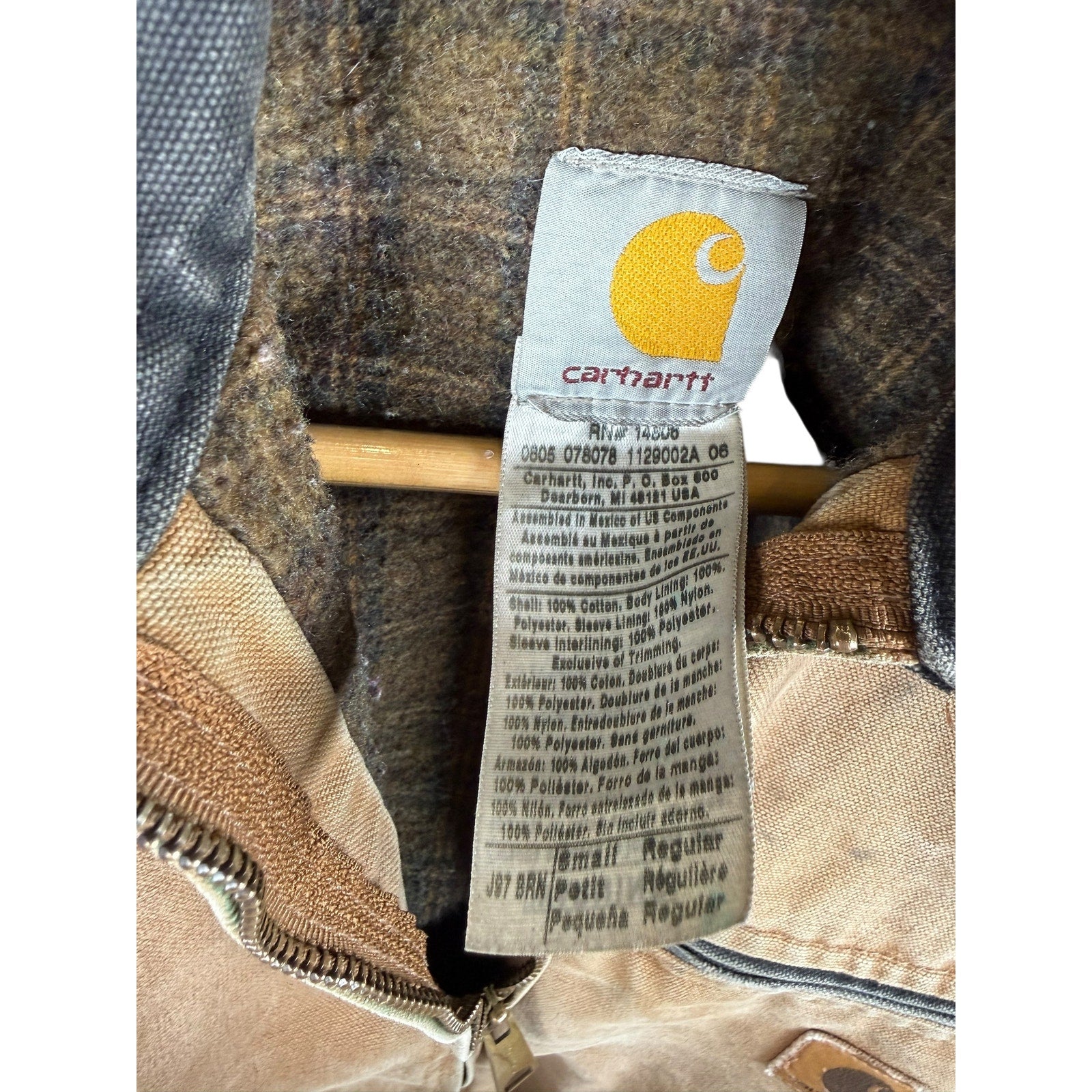 Vintage Carhartt Detroit Full Zip Workwear Jacket