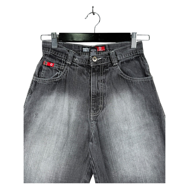 Vintage Women's Southpole Faded Baggy Denim Shorts 10