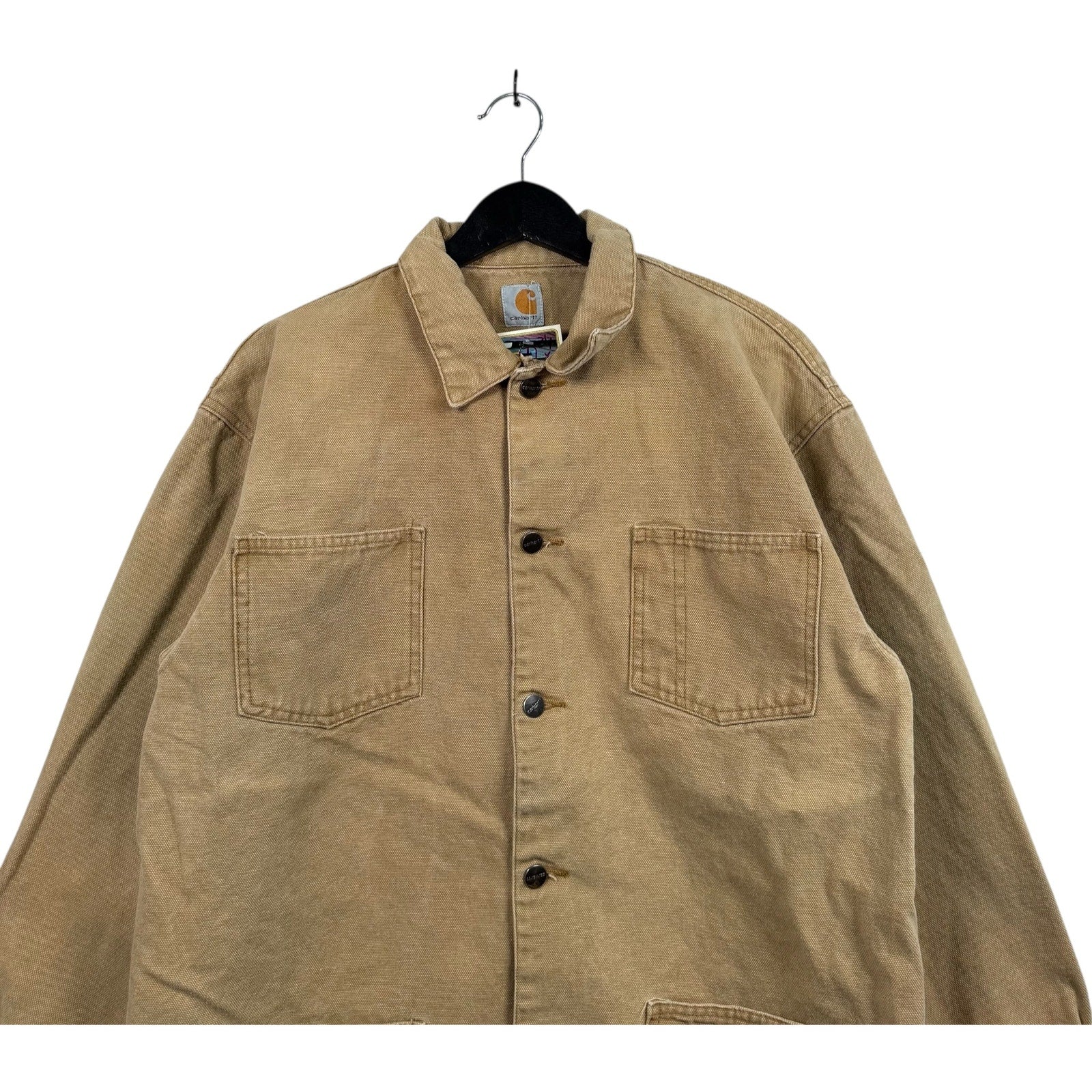 Vintage Carhartt Button Down Workwear Chore Jacket