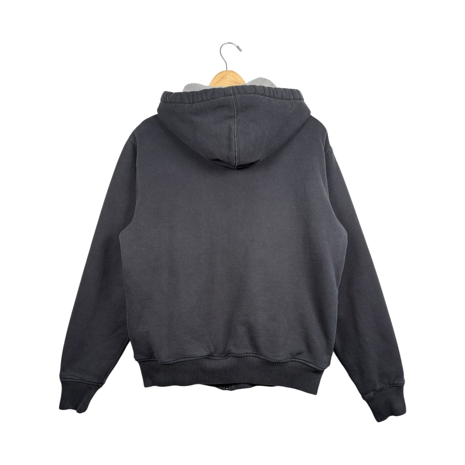 Vintage Billabong Diagonal Stripe Pattern Full Zip Hoodie