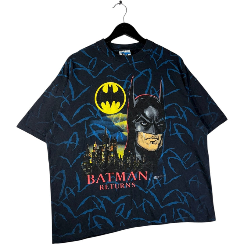 Vintage Batman Returns All Over Graphic Print T-Shirt