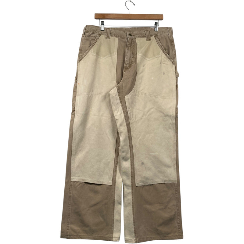 Vintage Carhartt Cut & Sew Double Knee Carpenter Pants 35x30