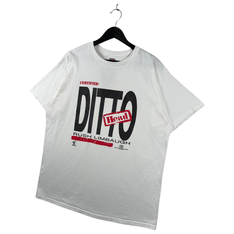 Vintage Ditto Head Political Graphic T-Shirt