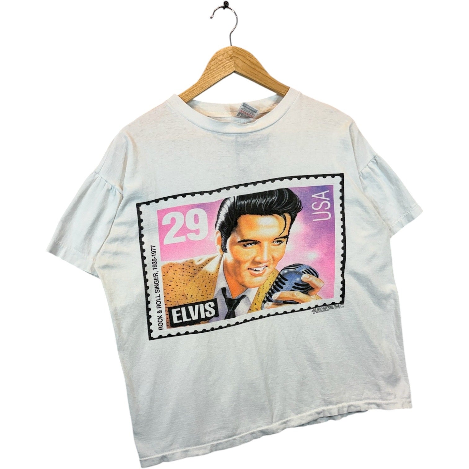 Vintage Elvis Presley Postage Stamp 1992 T-Shirt
