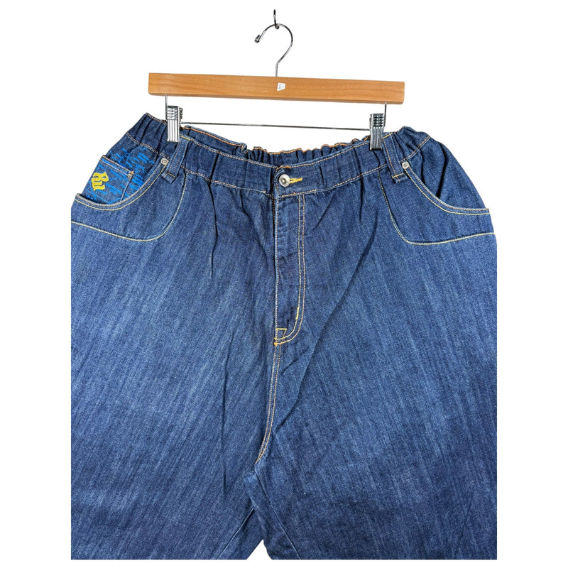 Vintage Utility Denim Shorts 36