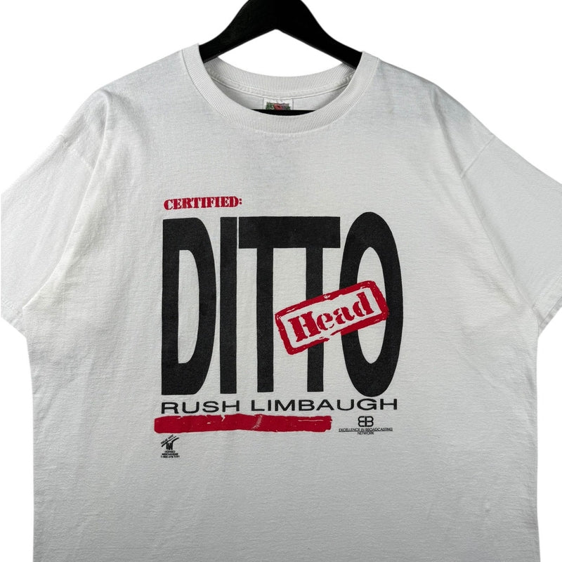 Vintage Ditto Head Political Graphic T-Shirt