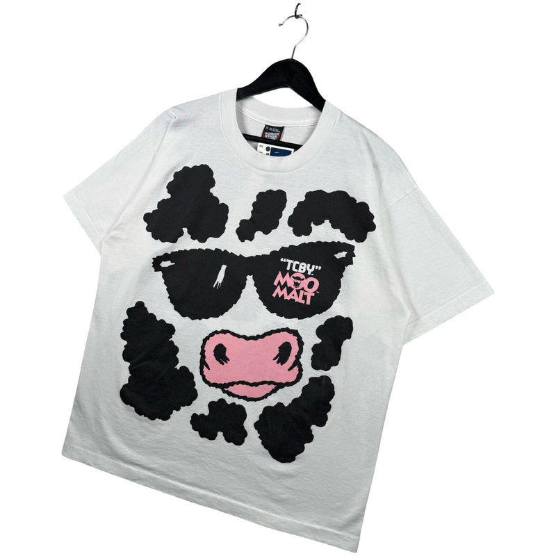 Vintage TCBY Moo Malt Cow Face T-Shirt