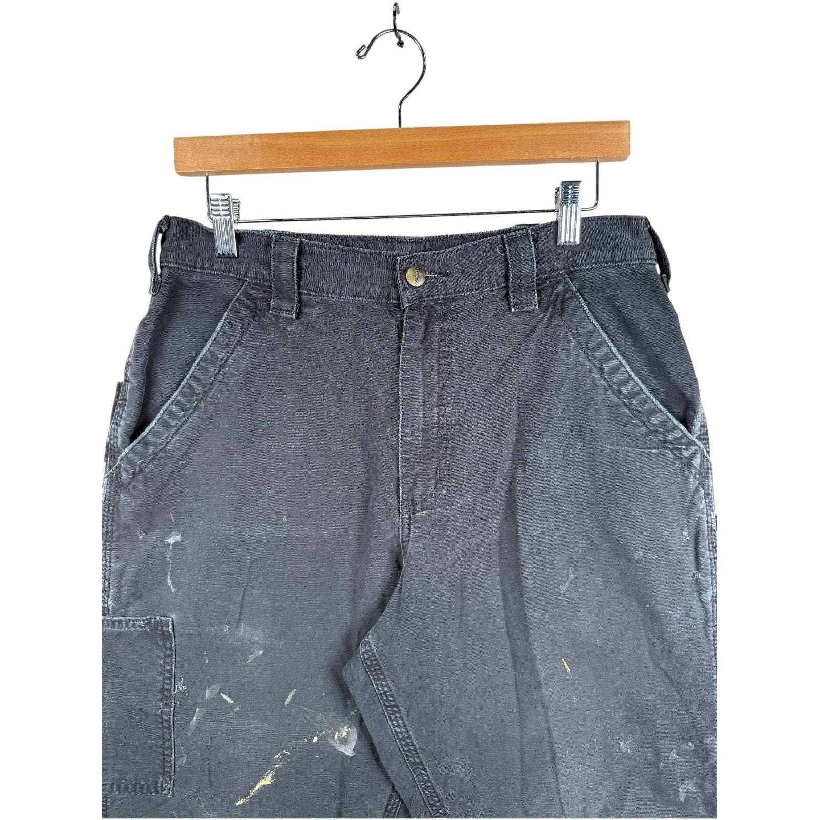 Vintage Carhartt Loose Fit Cargo Denim Shorts 32