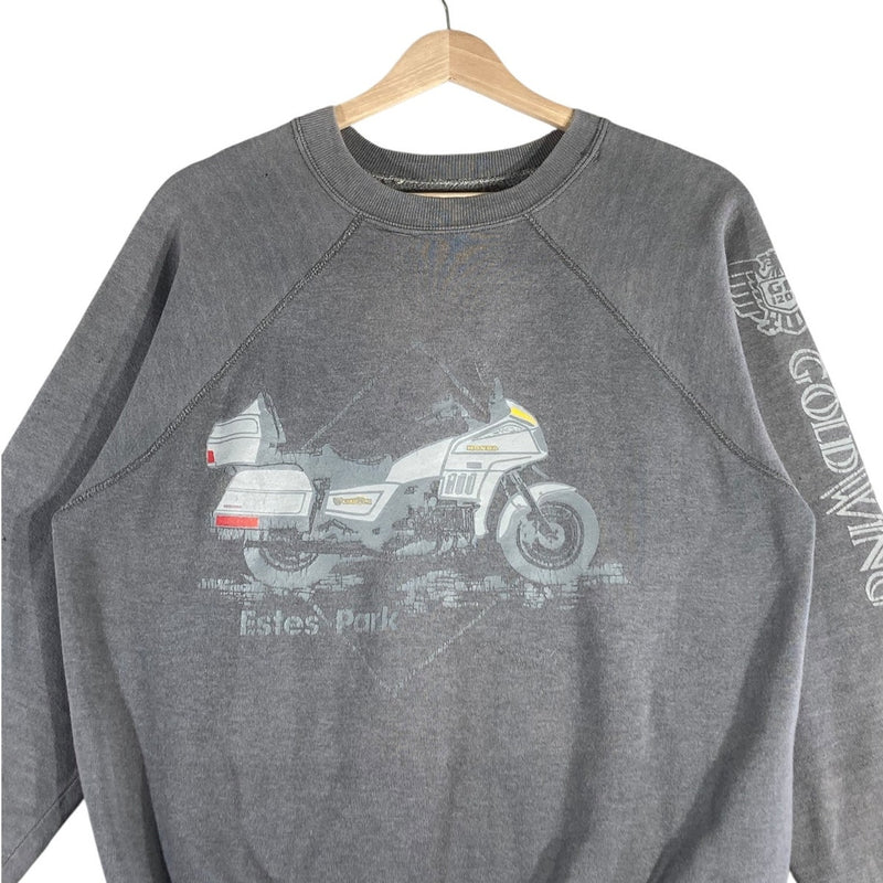 Vintage Honda Goldwing Estes Park Motorcycle Crewneck