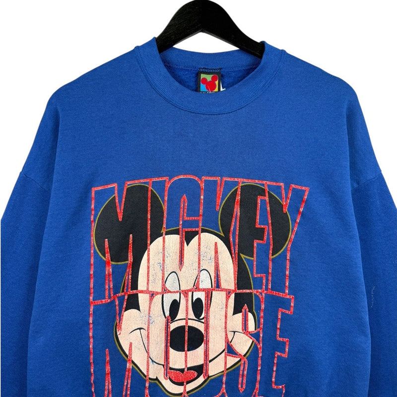 Vintage Disney Mickey Mouse Spellout Crewneck