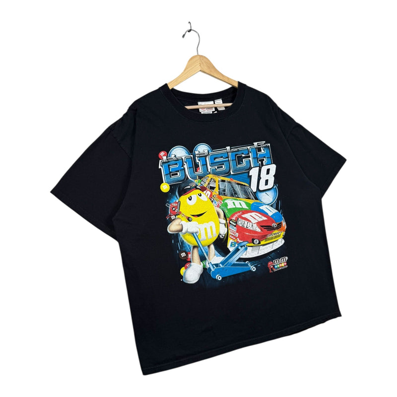 Vintage Kyle Busch #18 M&M’s NASCAR Racing T-Shirt