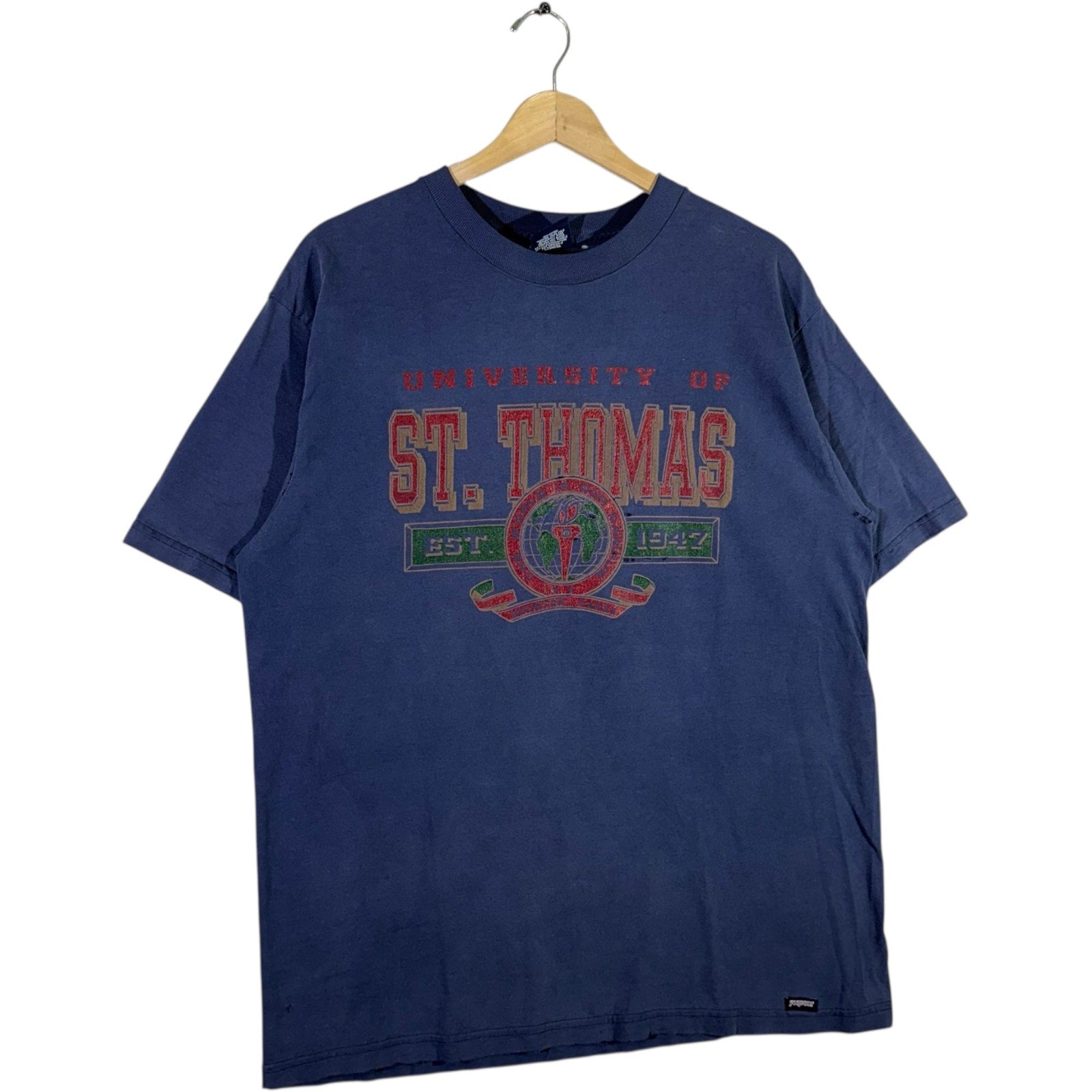 Vintage Universe Of St. Thomas Over-dyed Spellout Tee