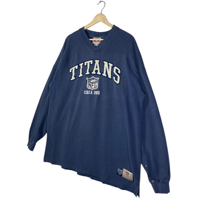 Vintage NFL Titans V-Neck Pullover Sweatshirt