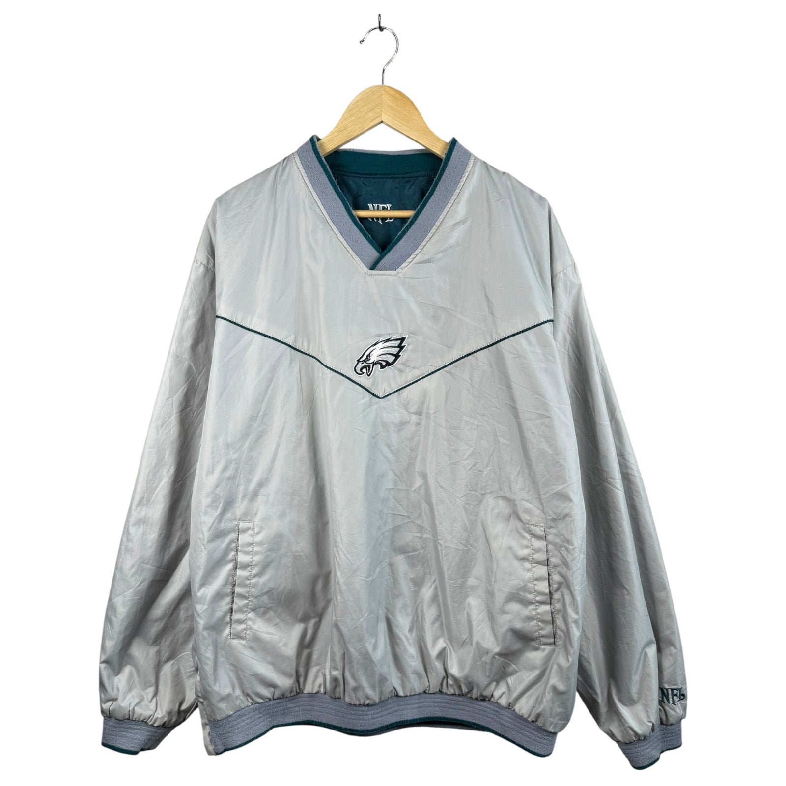 Vintage Philadelphia Eagles NFL Reversible Pullover Jacket