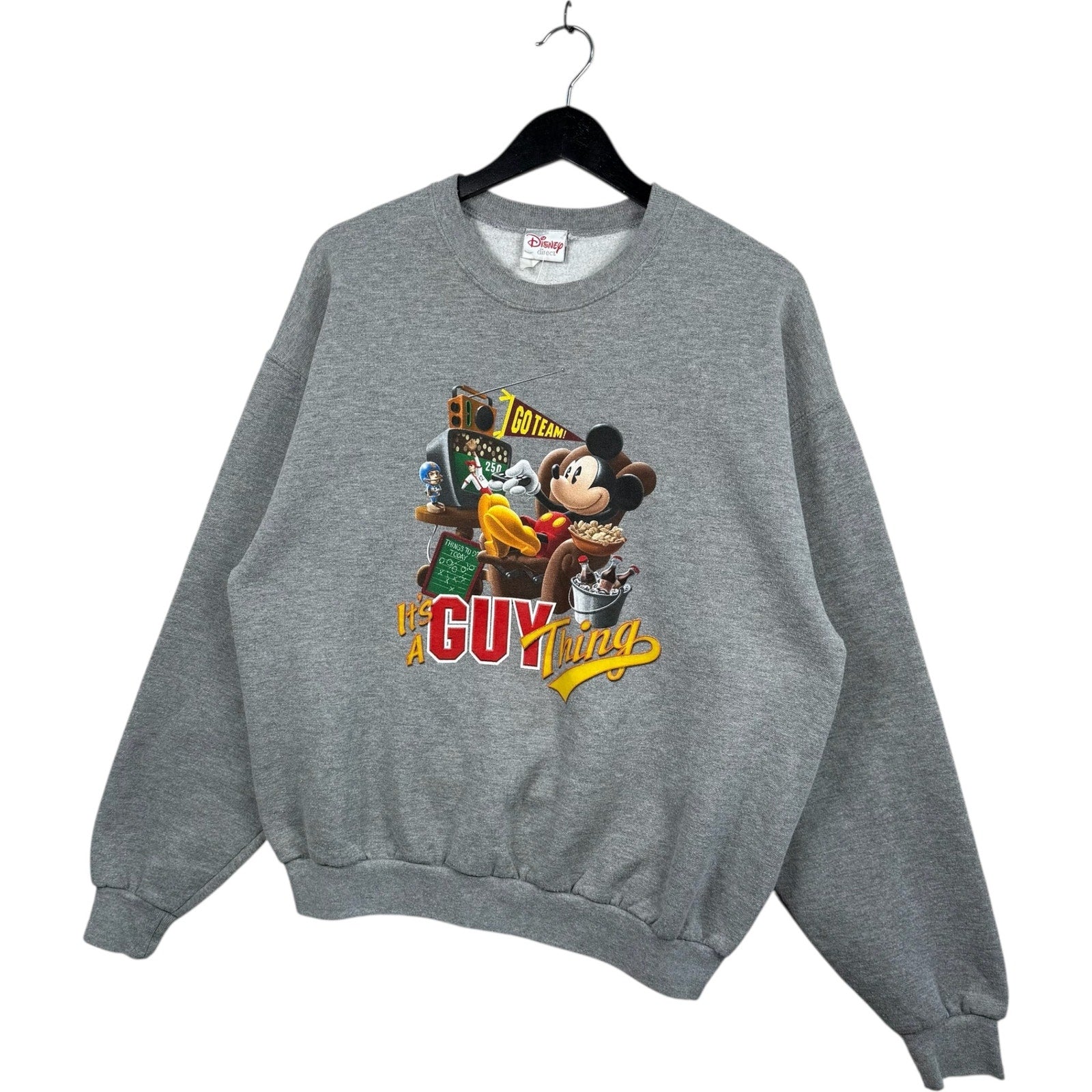 Vintage Disney "It's A Guy Thing" Mickey Mouse Crewneck