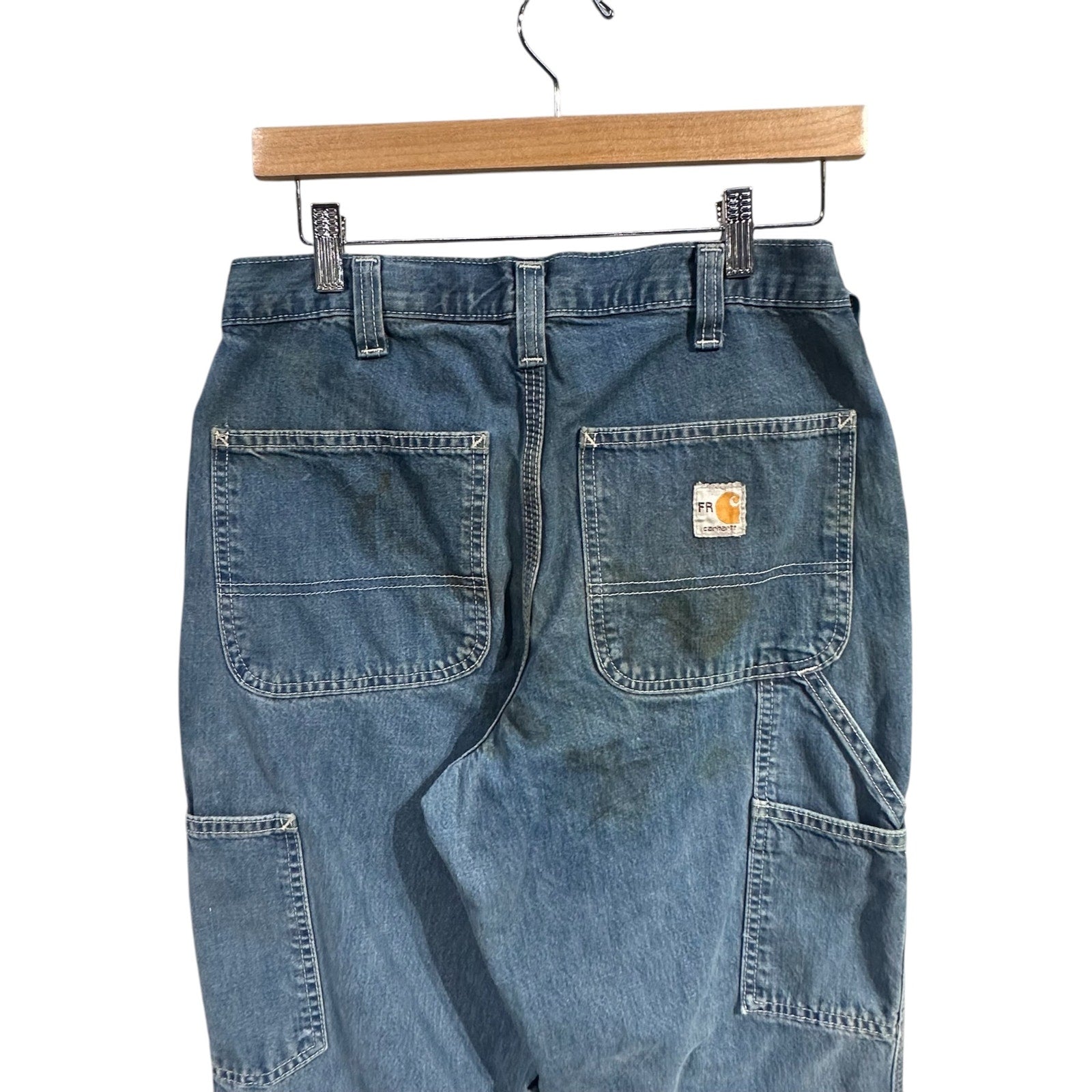 Vintage Carhartt Carpenter Denim Pants 30x30