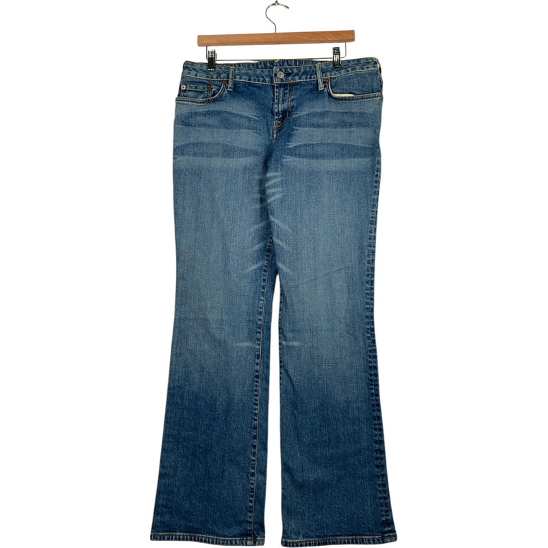 Vintage Evisu Medium Wash Flared Denim Jeans 34