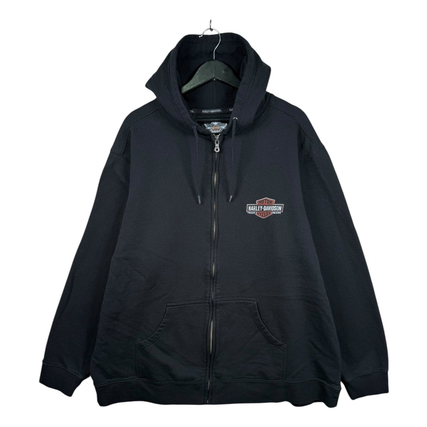 Vintage Harley Davidson Genuine Oil Full-Zip Hoodie