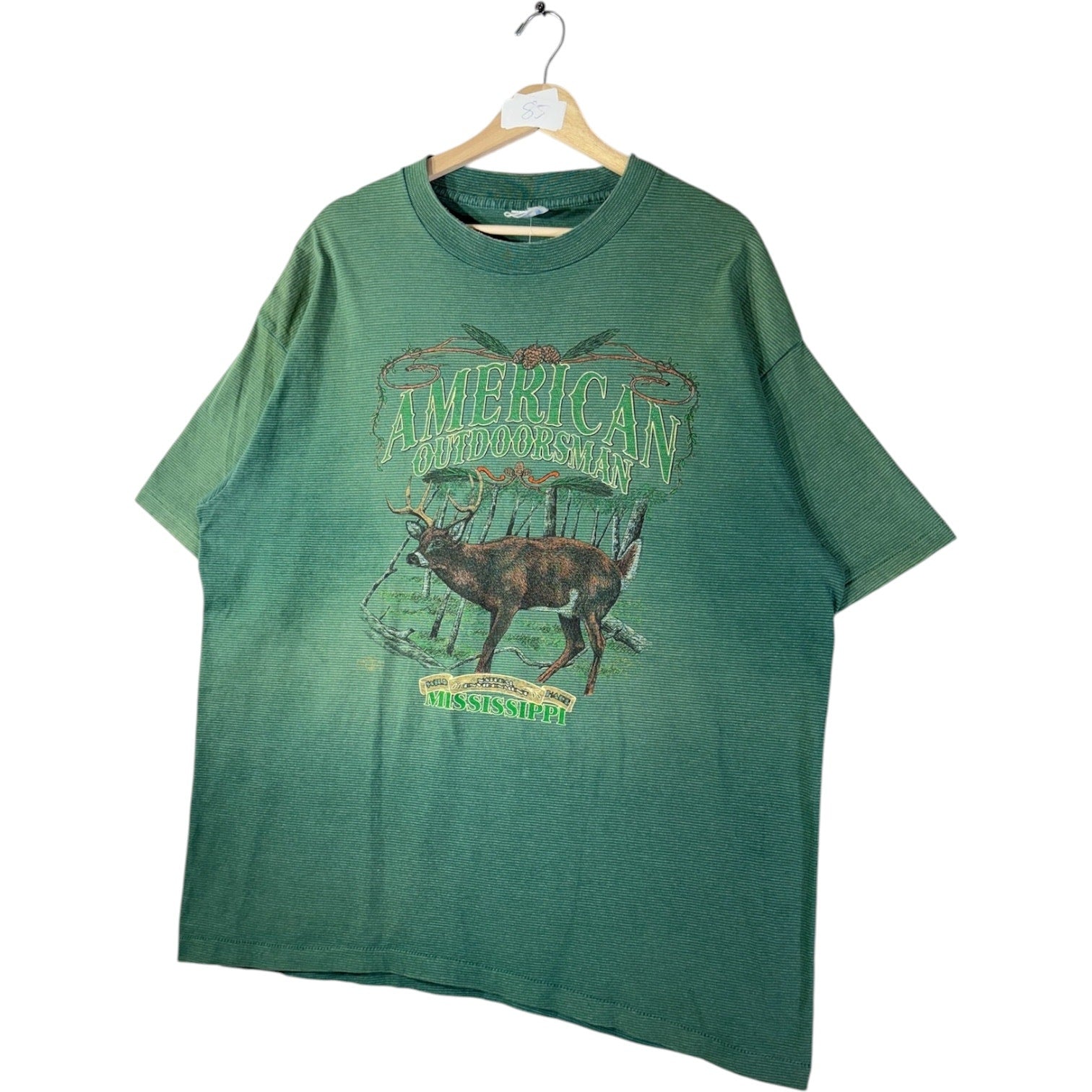Vintage American Outdoorsman Deer Graphic T-Shirt
