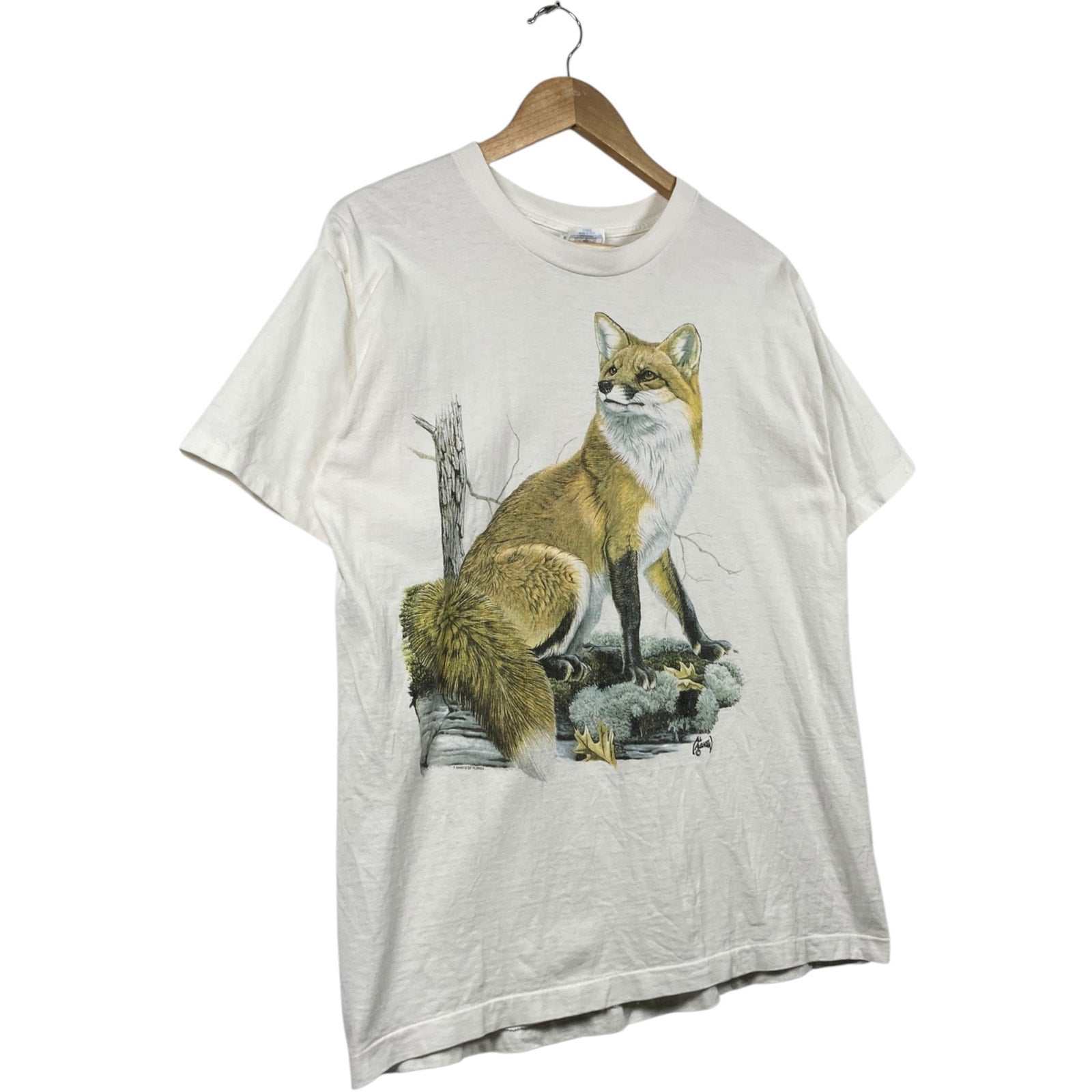 Vintage Red Fox Graphic T-Shirt