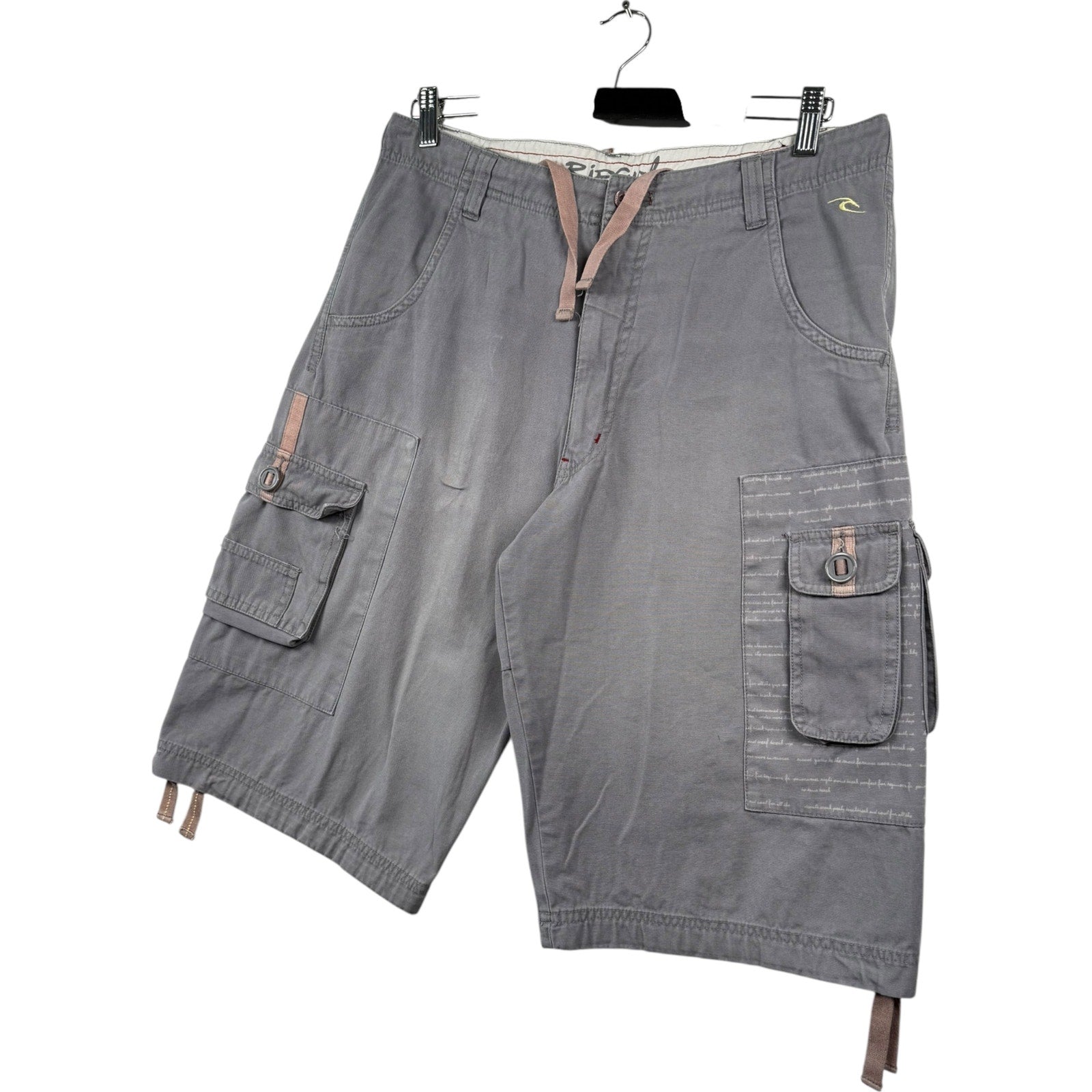 Vintage Ripcurl Logo Embroidered Cargo Shorts 35