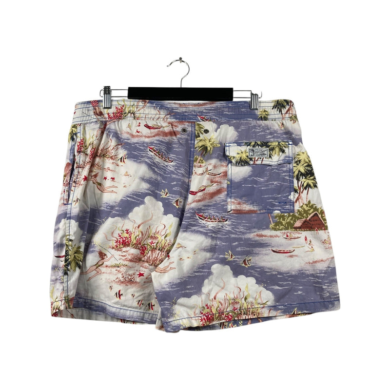 Vintage Polo by Ralph Lauren Tropical Hawaiian Swim Shorts XL