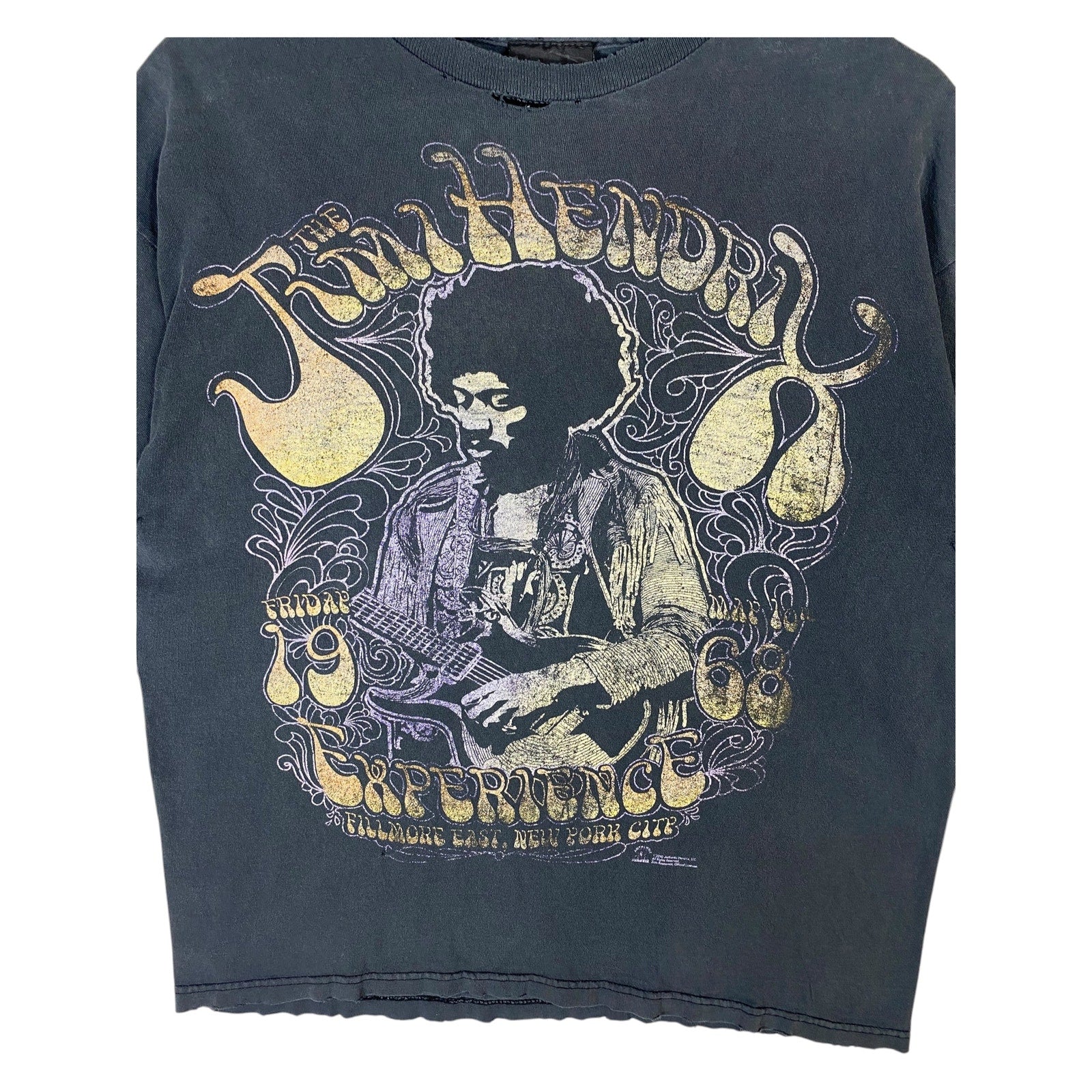 Vintage Jimi Hendrix Experience 1968 T-Shirt