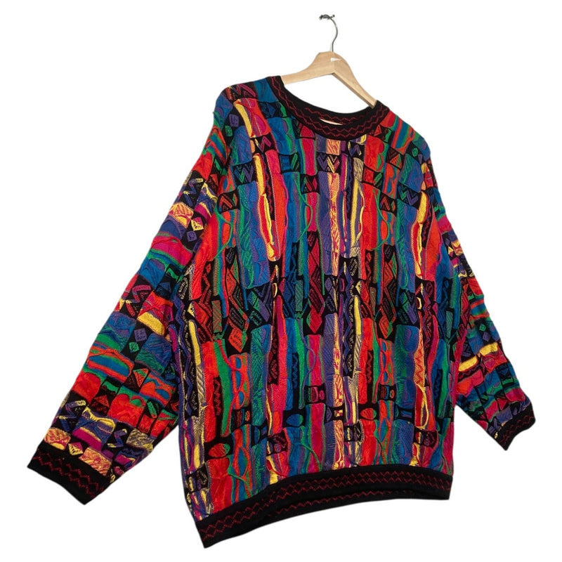 Vintage Coogi AOP Knit Crewneck Sweater