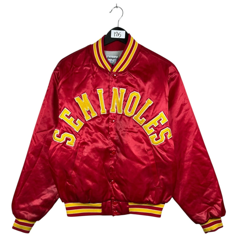 Vintage Florida State University Seminoles Satin Varsity Jacket
